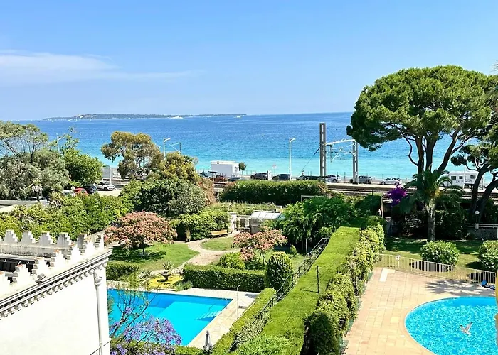 F2 Cannes-Beach Sea View Pool